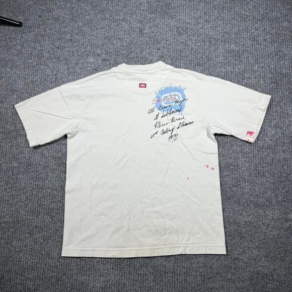 Ecko Unltd T-Shirt Youth Medium White Grunge Baggy Hip-Hop Skater 2000s - Picture 6 of 8